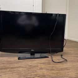 LG  45” Tv with stand