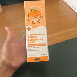 Korean Peach Cleansing Foam