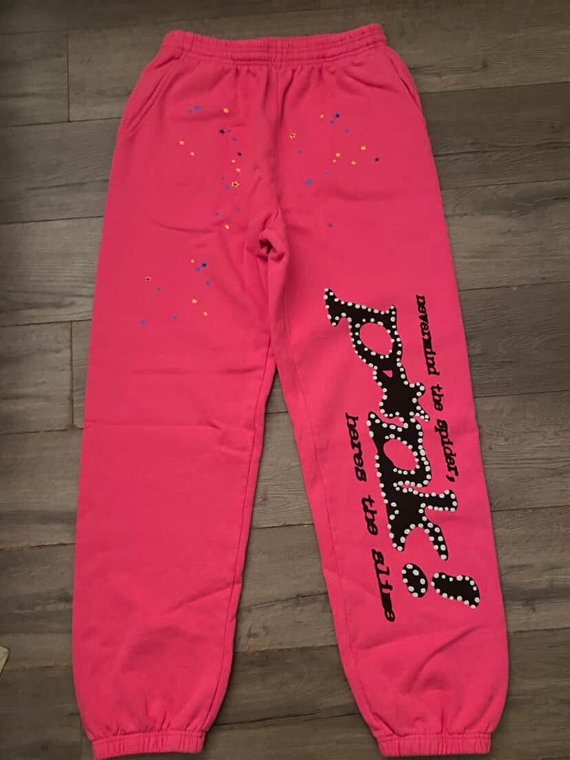 Pink Sp5der Pants