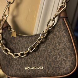 Brown Women’s Michael Kors Mini Bag With Strap
