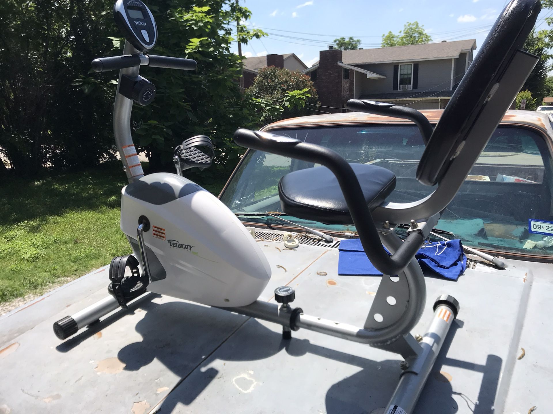 Exercise, stationary bike