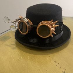 Steampunk Hat And Goggles 