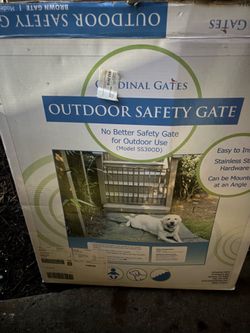 Outdoor safety gate  cardinal gates