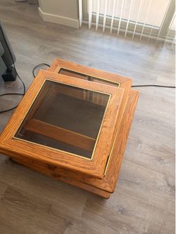 Moving Sale!! Three layered Glass Coffee table