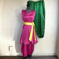 Persian Bandari Costume Set Size M – Top, Sash & 2 Harem Pants