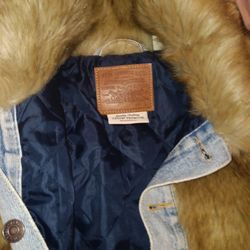 Levi's Denim Fur Jacket