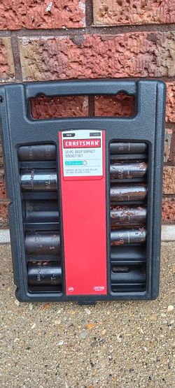 9 PC Deep Impact Socket  Set