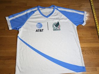 Mexico National Team AT&T Soccer Jersey Autographed #15 Men’s 2XL