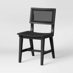 1, Black Tormod Backed Dining Chair - Threshold™