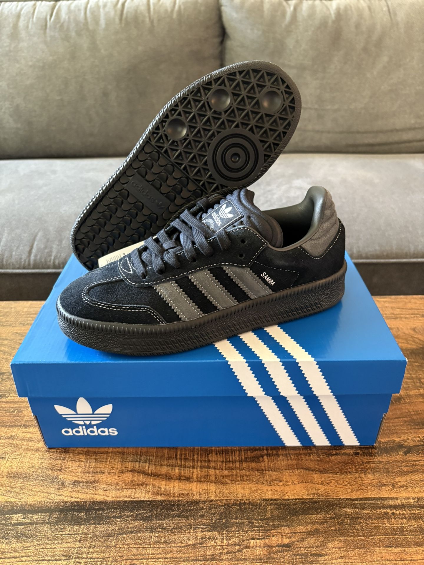 Adidas Samba XLG Black Carbon (Multiple Sizes)