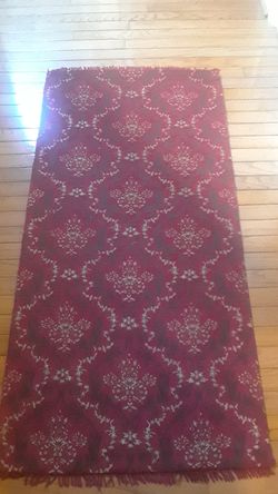 Runer 2×4 feet ,nice deep red ,with gold and esspreso colors