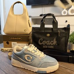Coach Bags + Coach Sneakers for Sale 