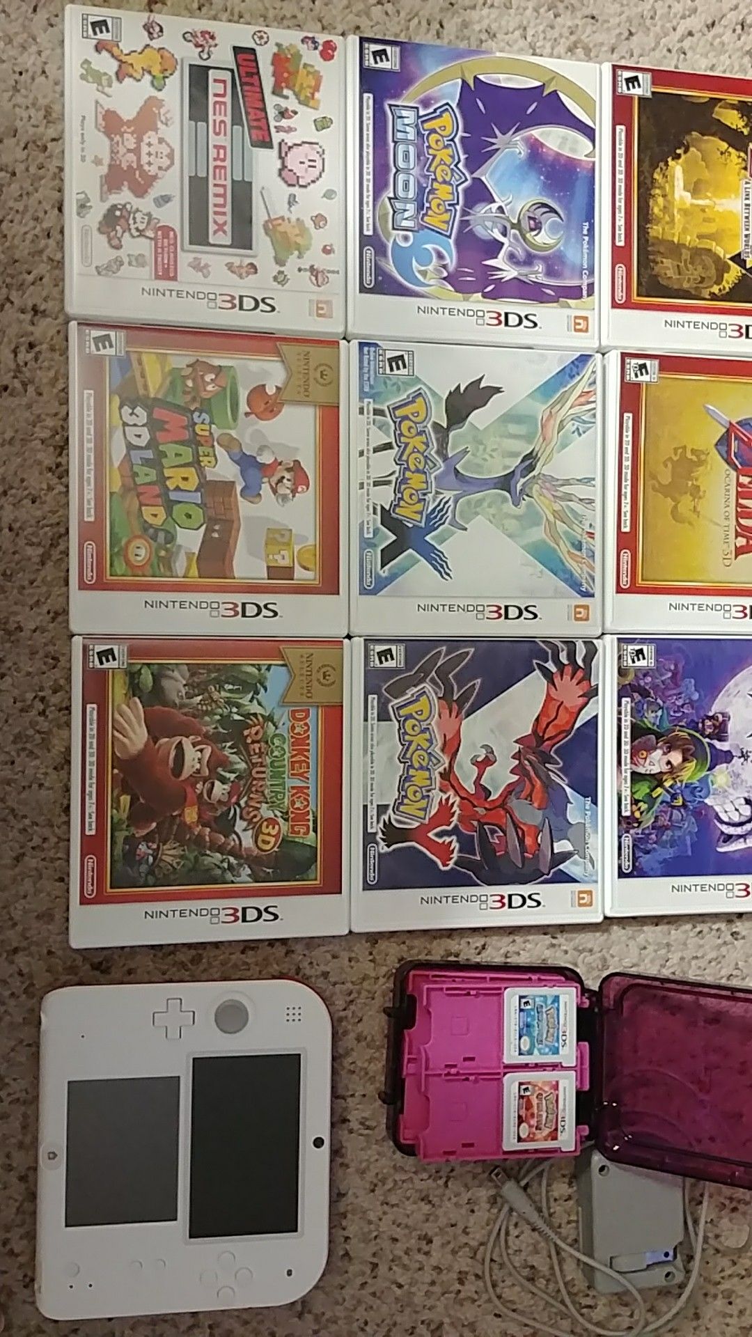 Nintendo 2DS with 12 games