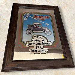 Snap-on Mirror Vintage Picture And Whiteside Blended Whiskey Mirror Picture