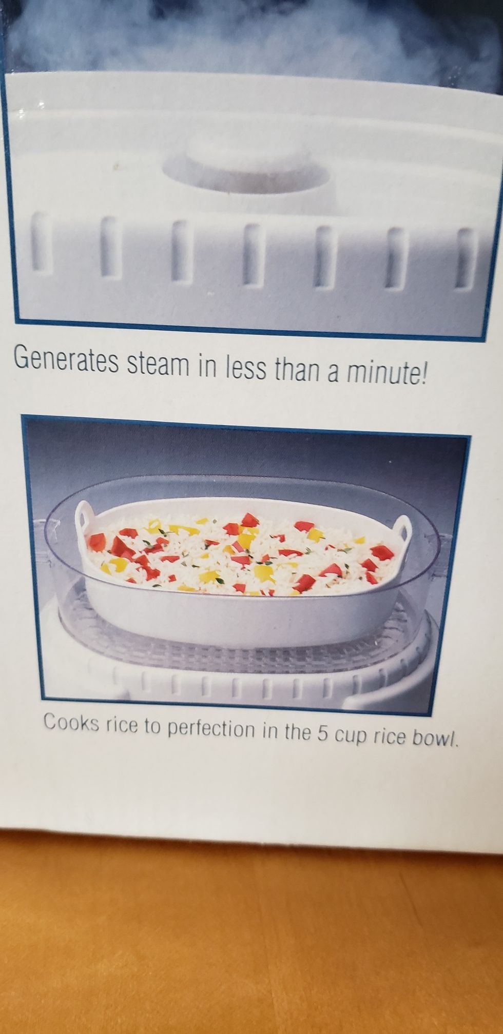 Sunbeam Oster Model 4710 Instant Steam Food Steamer Rice Cooker