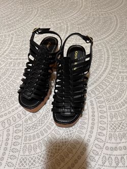 New heeled sandals