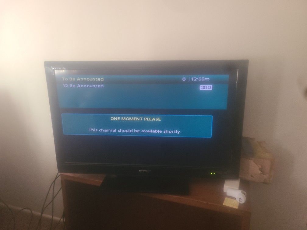 40 Lcd Aquos Sharp Flat Screen TV