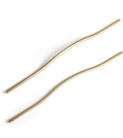 (Brand New in Box) Goo-Ki Low Profile Champagne Bronze Cabinet Pulls, Double Hole Centers (17.6''/18.9'') Zinc Alloy Handle for Drawer Cupboard Wardr