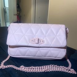 Pink shoulder bag