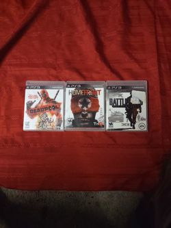 Playstation Games Ps3 Deadpool Home front Battlefield