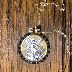 Solid Gold Chain And Pendant 