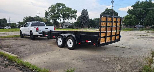 Dual Axle Landscaping Utility Trailer