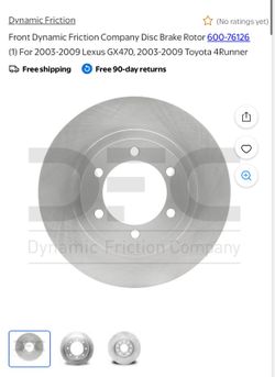 Front Disc Brake Rotor for 03-09 4Runner or GX