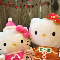 Christmas HelloKitty Plushies 