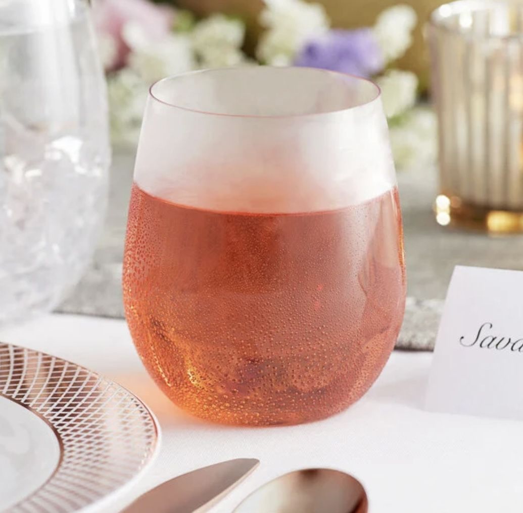 12 Oz Plastic Wine Glasses Bulk 512 Ct
