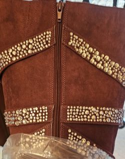 Brand New! Joan Boyce Eggplant Boots