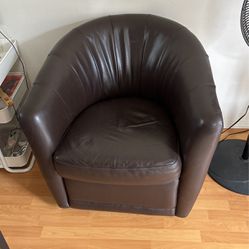 Natuzzi Leather Armchair 