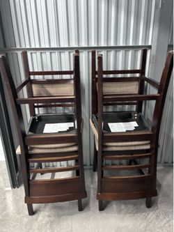 Small table with four chairs