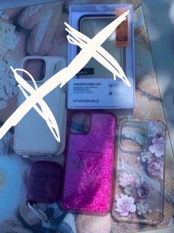 IPhone case and AirPods case all of them are good condition $5.