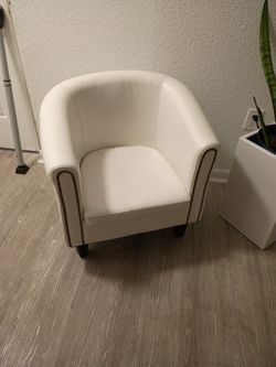 Leather Small Chair Like New
