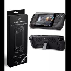NEW!! STEAM DECK JUGGERNAUT CASE BY SLEEKWARE WITH SCREEN PROTECTOR 