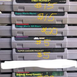 Retro Super Nintendo Games