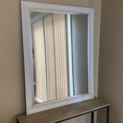 Large Mirror With Console.