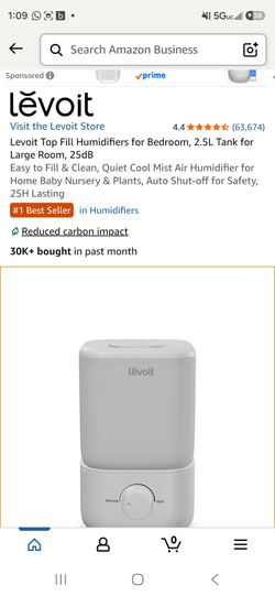 Levoit Top Fill Humidifier