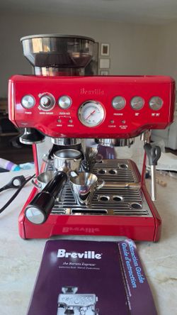 Breville Barista Express Espresso Machine Red