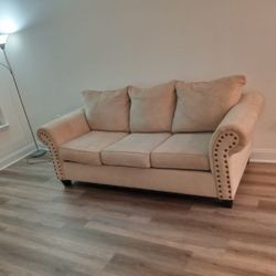 Kara Beige 88'' Sofa