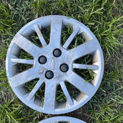 Set Of 4 Chevy Hubcaps 
