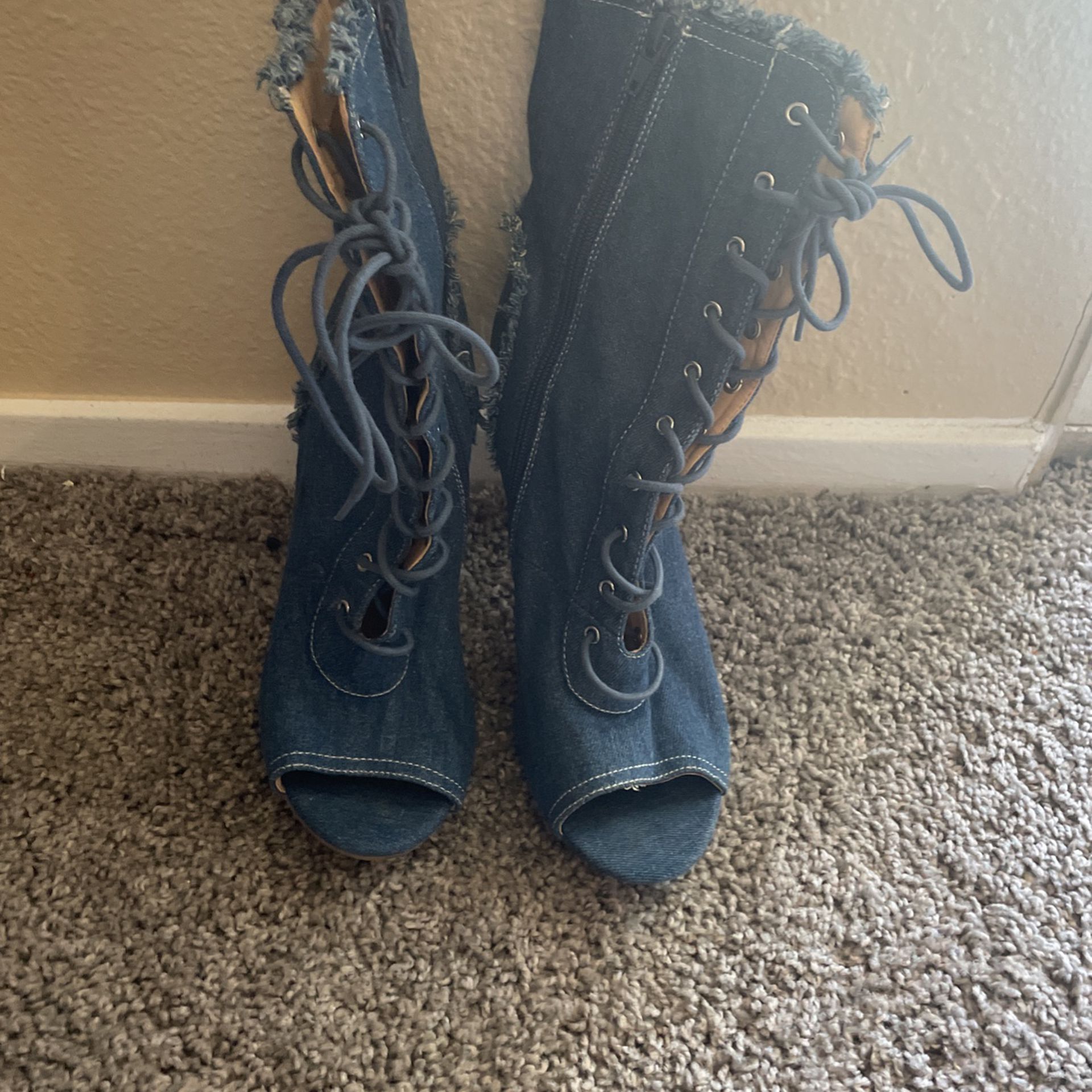 Jean Boots Size 9