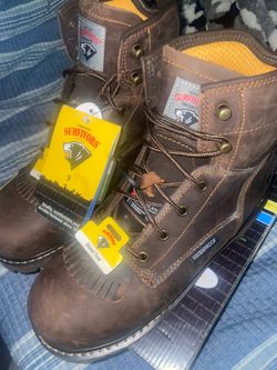 Herman steel toe boots