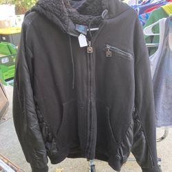 Blue Gear Mens Large Zip Up Hoodie