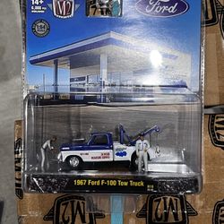 M2 Machines 1:64 Diorama 2026 Release 19 1967 Ford F-100 Tow Truck