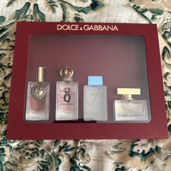 Dolce & Gabbana 4 Pc Perfume Set