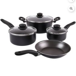 Mainstays Nonstick Cookware Set - 7 Pieces