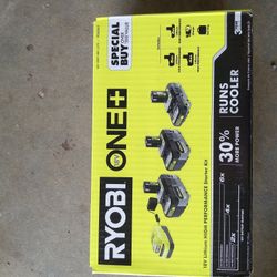 New Ryobi Battery Set