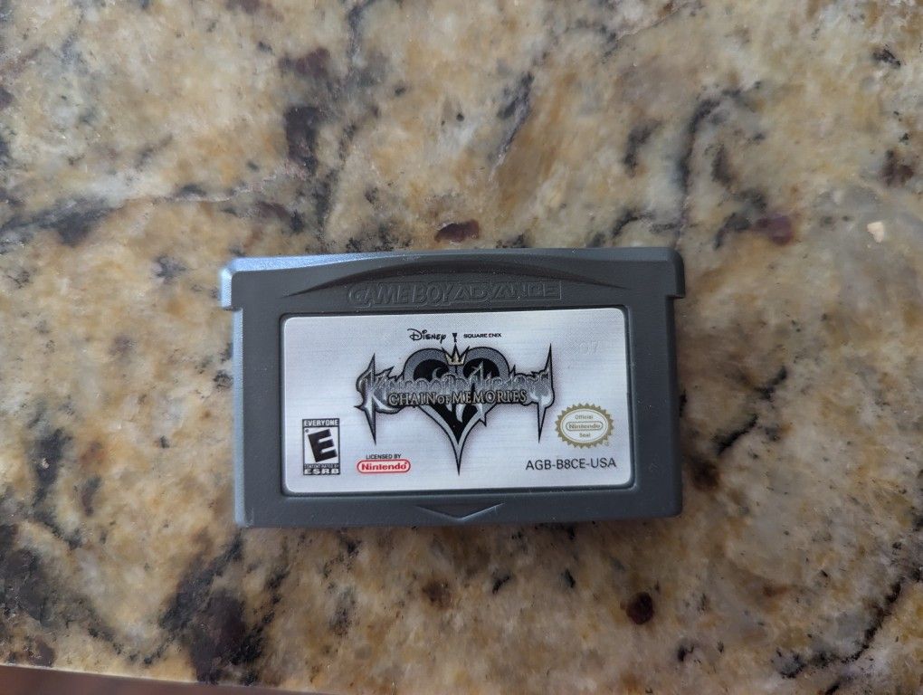 Game Boy Advance Kingdom Hearts: Chain Of Memories