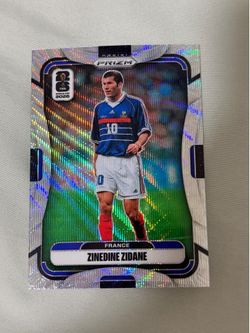 Zinedine Zidane Silver Wave France Panini World Cup